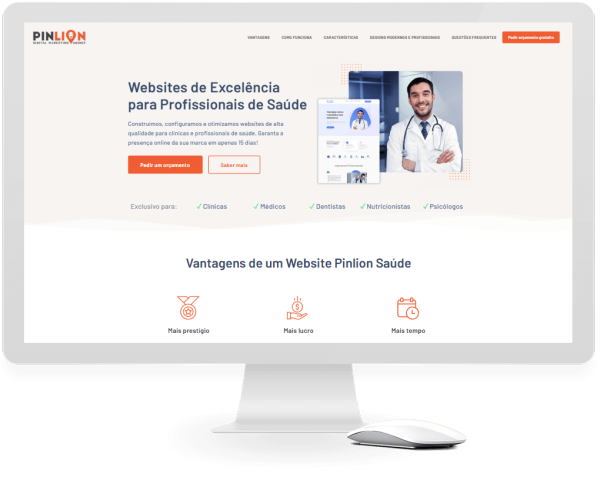 Websites Pinlion Saúde Websites Pinlion Saúde